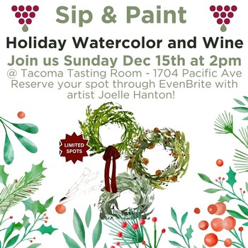 Paint & Sip with Joelle Hanton December 15th 2pm