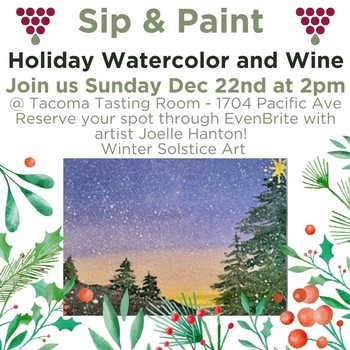 Paint & Sip with Joelle Hanton December 22th 2pm